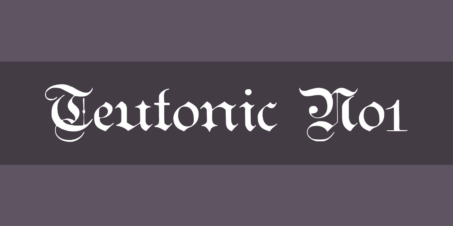 Teutonic No1